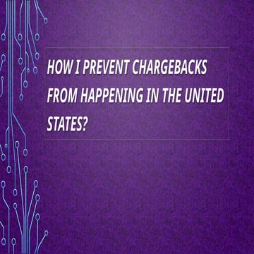 How to Prevent Chargebacks? | PDF