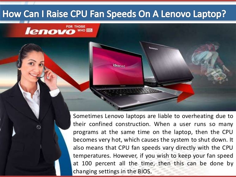 How Can I Raise CPU Fan Speeds on a Lenovo Laptop?