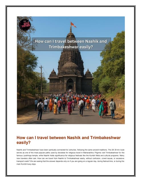 How can I travel between Nashik and Trimbakeshwar easily.pdf
