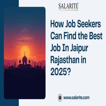 How Can Job Seekers Find the Best Job In Jaipur Rajasthan in 2025.pdf