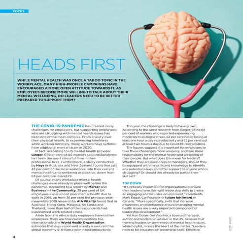 How can leaders support their employees mental health?