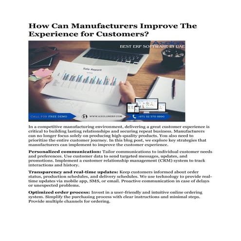 How Can Manufacturers Improve The Experience for Customers.pdf