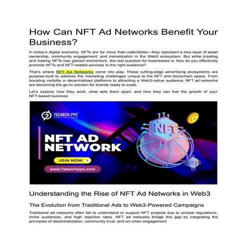 How Can NFT Ad Networks Benefit Your Business.pdf