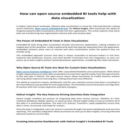 How can open source embedded BI tools help with data visualization.pdf