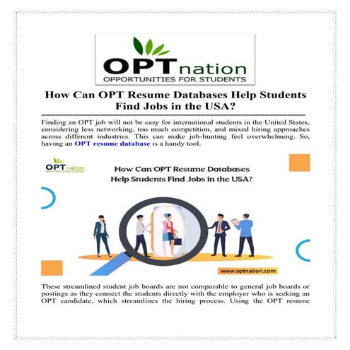 How Can OPT Resume Databases Help Students.pdf