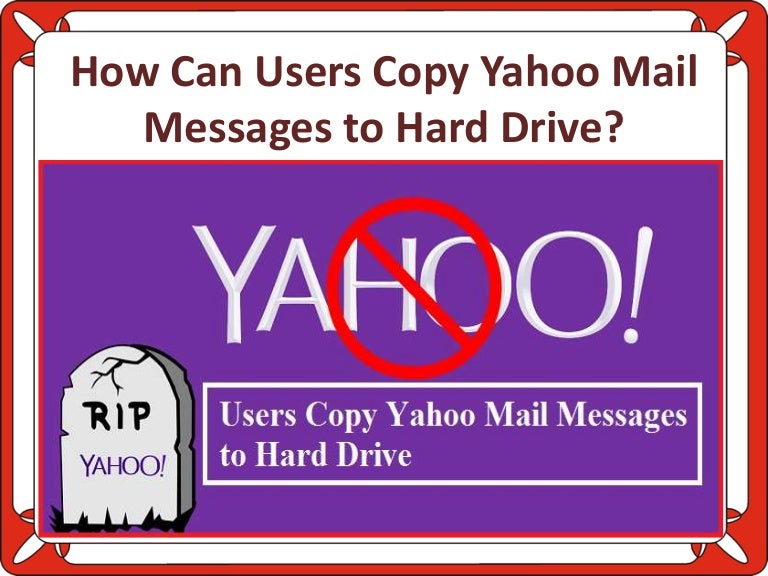 drive yahoo mail