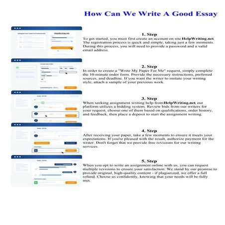 How Can We Write A Good Essay