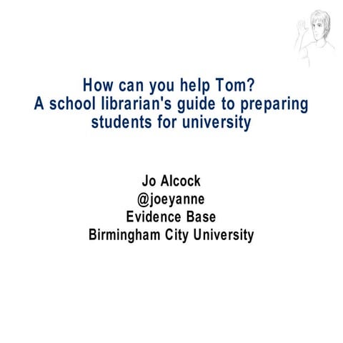 How can you help tom   a school librarian's guide to preparing students for u...
