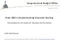 How CBO is Implementing Dynamic Scoring