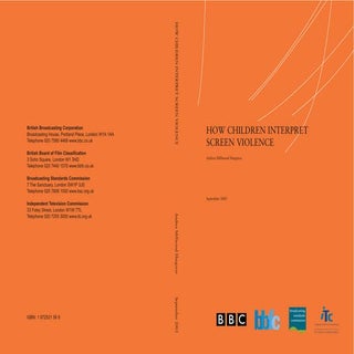 Howchildreninterpretscreenviolence