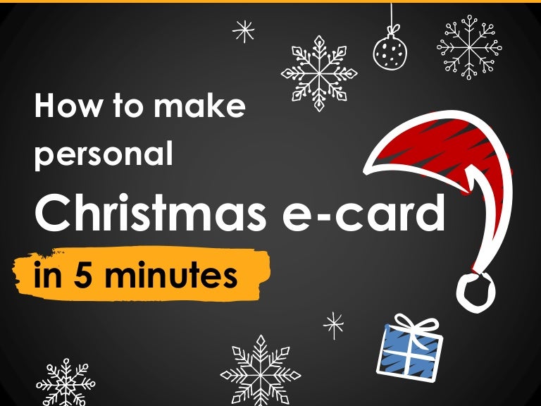 power point christmas cards