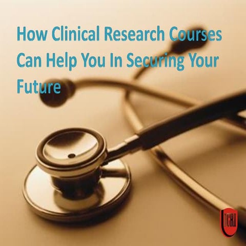 How clinical research courses can help you in securing your future