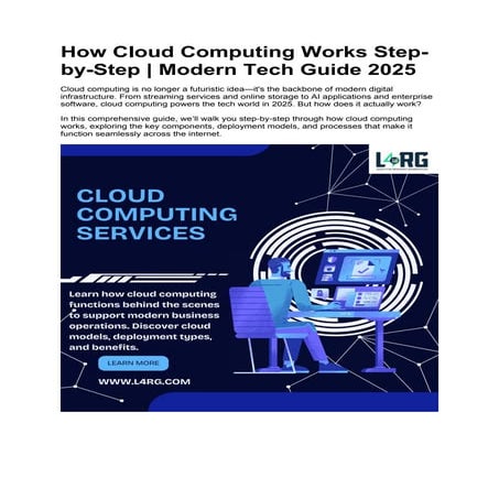 What are the key components and step-by-step processes that enable cloud comp...