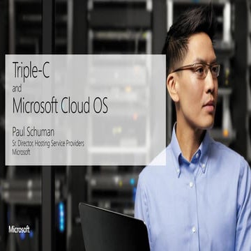 How cloud os network is delivered trough triple c