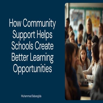 How Community Support Helps Schools Create Better Learning ...
