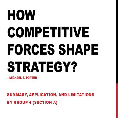 How competitive forces shape  strategy sec a group 4 (1)