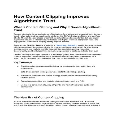 How Content Clipping Improves Algorithmic Trust.docx