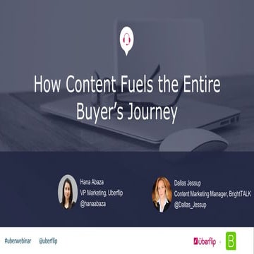 How Content Fuels the Entire Buyer's Journey
