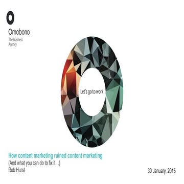 How content marketing ruined content marketing (And what you can do to fix it)