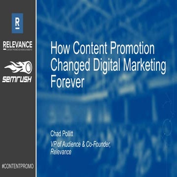 How Content Promotion Changed Digital Marketing