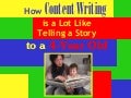 How Content Writing Is a Lot Like Telling Stories to a Four-Year Old