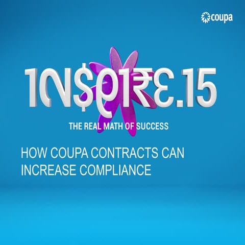 How Coupa Contracts Can Increase Compliance