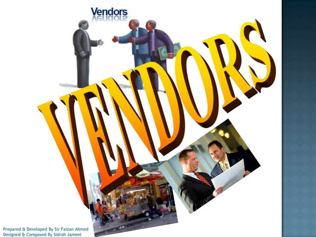 Vendor in peachtree