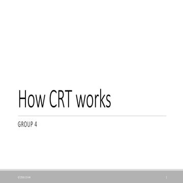 How crt works
