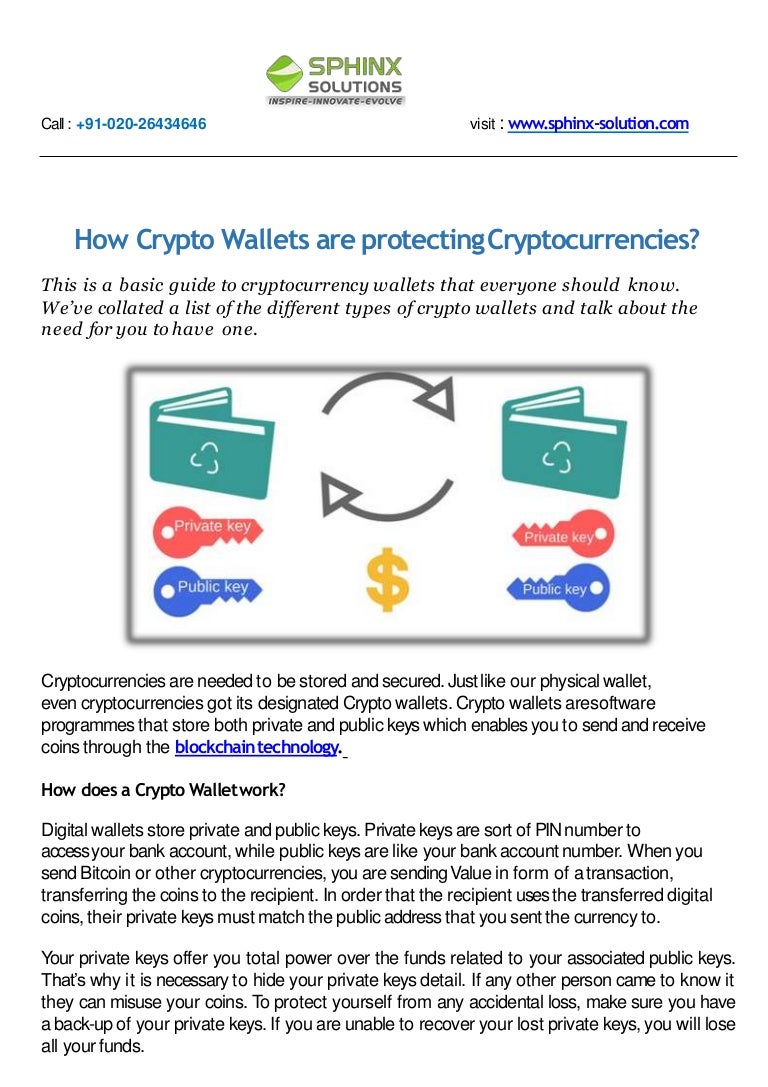 how do cryptocurrency wallets work