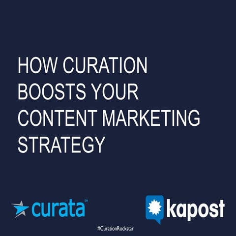 How Curation Boosts Your Content Marketing Strategy