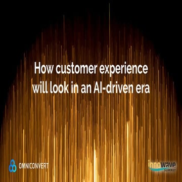 How customer experience will look in an ai driven era - innowave