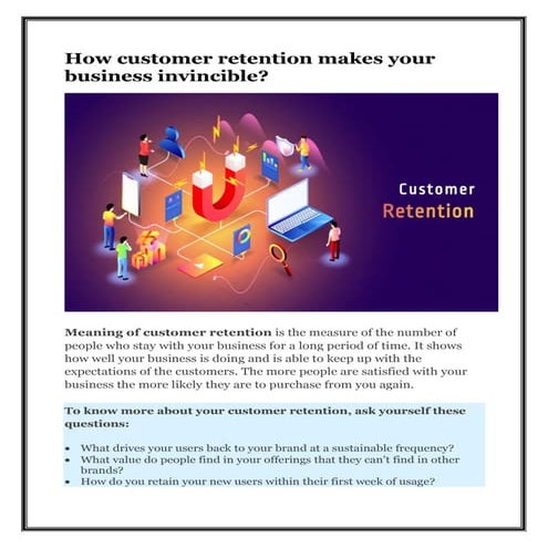How customer retention makes your business invincible.pdf