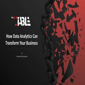 How Data Analytics Transform Businesses
