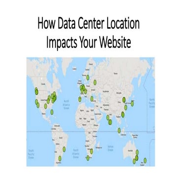 How data centre location impacts your website