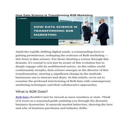 How Data Science Is Transforming B2B Marketing.pdf