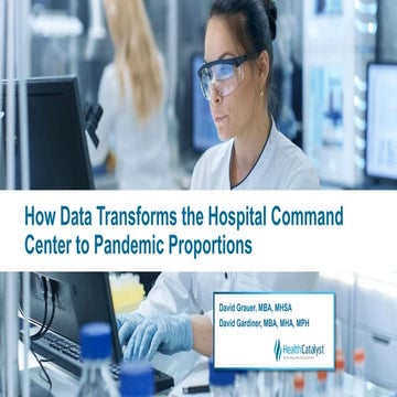 How Data Transforms the Hospital Command Center to Pandemic Proportions