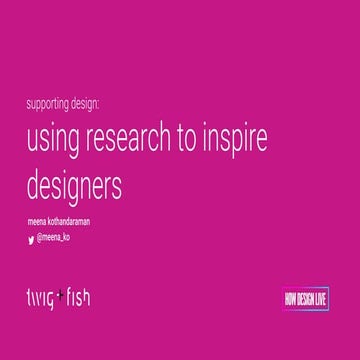 How design 2018 meena kothandaraman final