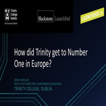 How did Trinity get to Number One in Europe