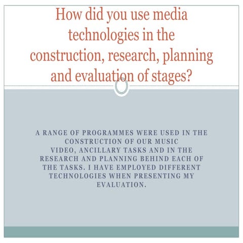 Evaluation Question 4