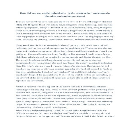 Evaluation Question 4