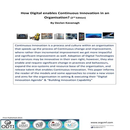How digital can enable continuous innovation 2nd edition 130520