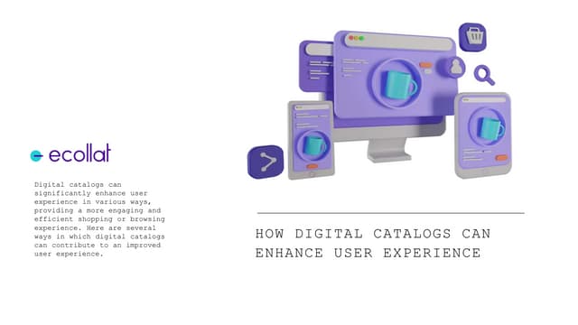 How Digital Catalogs can Enhance User Experience | PPT