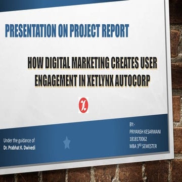 How digital marketing creates user engagement in xetlynx autocorp