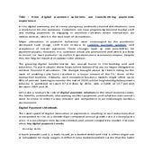 How digital payment solutions are transforming payments experience