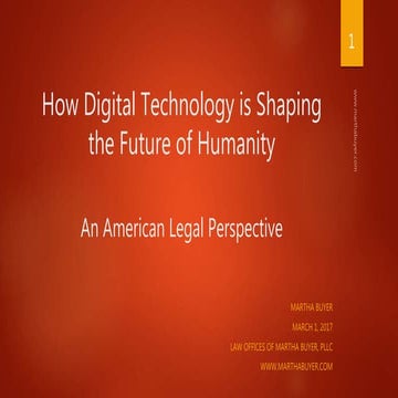 An American Legal Perspective