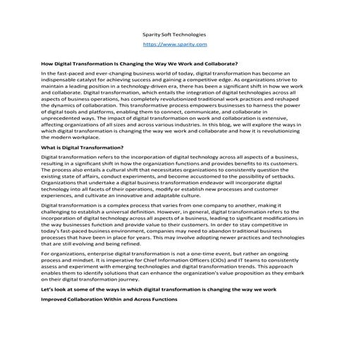 How Digital Transformation Is Changing the Way We Work and Collaborate.pptx