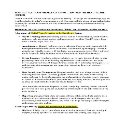HOW DIGITAL TRANSFORMATION REVOLUTIONIZED THE HEALTHCARE SECTOR.pdf