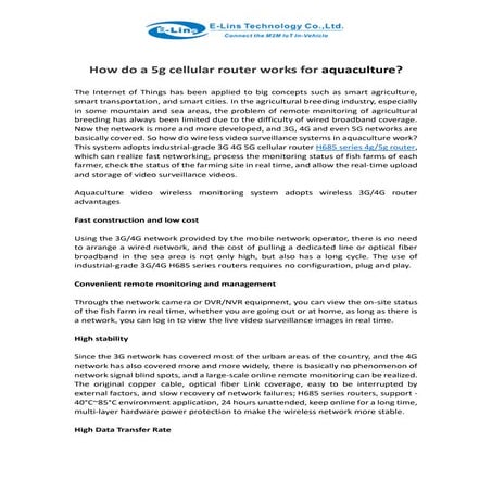 How do a 5g cellular router works for aquaculture.pdf