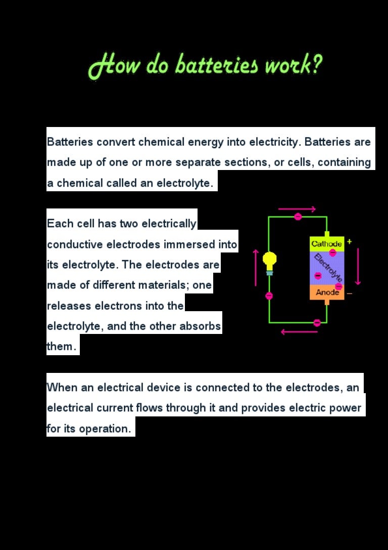 How do batteries work?