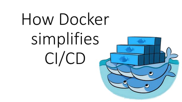 How Docker simplifies CI/CD